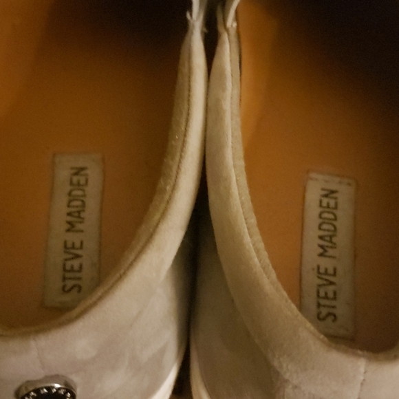 Steve Madden Suede Slip On Sneakers Sz 9 - Picture 3 of 3
